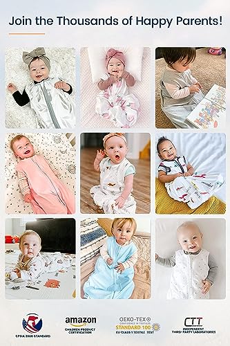 TotAha Toddler Sleep Sack 10 TOG Soft Quilted Wearable Blanket