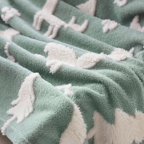 3D Fox Baby Blanket - Soft Fuzzy Nursery Blanket for Boys Girls