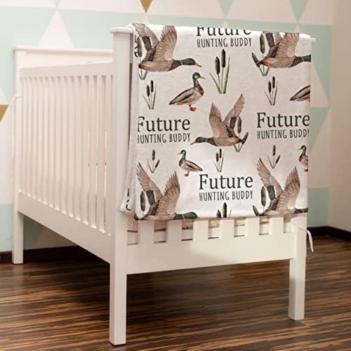 Future Duck Hunting Buddy Baby Blanket 30 x 40 1