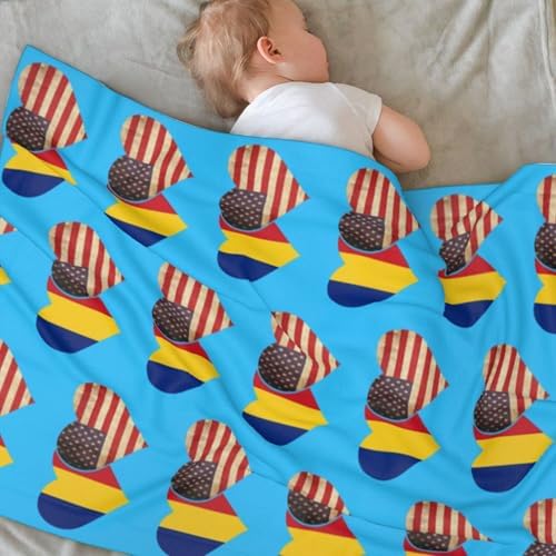 CUTEDWARF Cute Flannel Baby Blanket 30x40 Inches