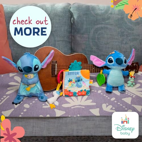 Disney Stitch Snuggle Blanket for Babies Blue