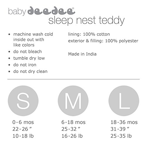Baby Deedee Sleep Nest Teddy Sleeping Bag for 6-18 Months