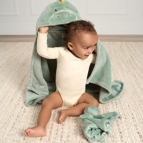 Gerber Dino Time Hooded Wearable Blanket Set One Size