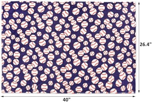 Vansolinne Baseball Blanket for Boys 265x40 Inches
