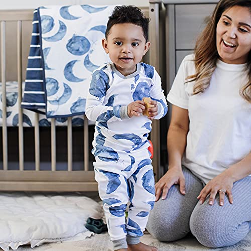 Burts Bees Baby Reversible Blanket for Nursery and Stroller