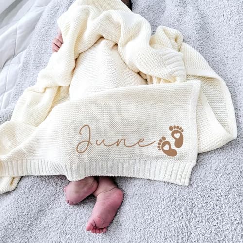 Luxury Personalized Name Baby Blanket