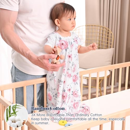 PHF Bamboo Rayon 70 Cotton Sleep Sack 0-6 Months 2 Pack