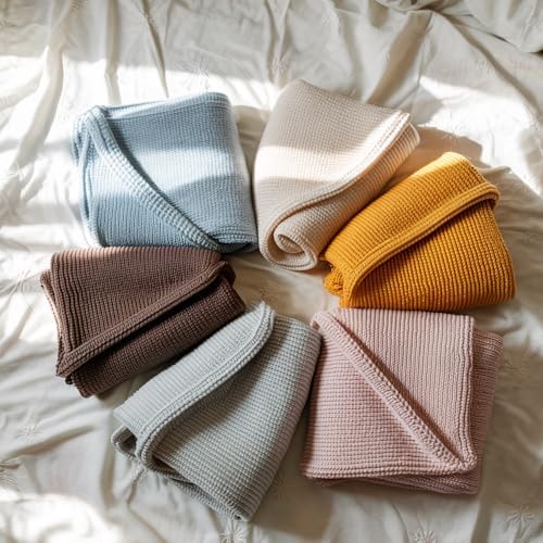 Noni Baby Knit Blanket 30x40in Cozy Nursery Blanket