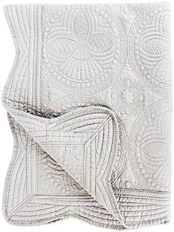 YIQIGO Baby Quilt 36x46inches Lightweight Embossed Cotton Blanket for All Seasons