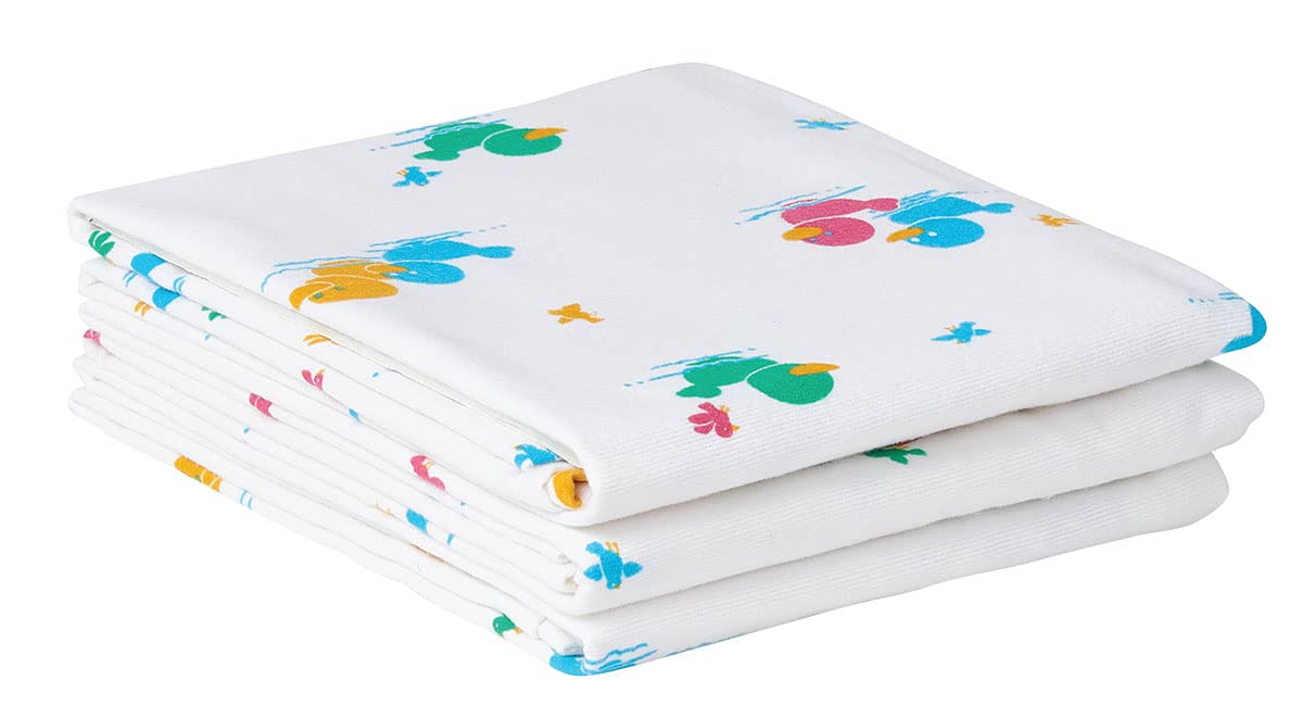 Medline Duck Print Baby Blanket - 36 x 40 Soft Durable