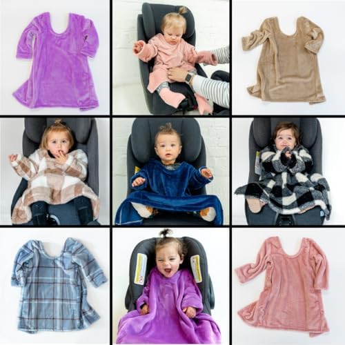 Buckle Me Baby Car Seat Blanket - Cozy Warm Sherpa Cover
