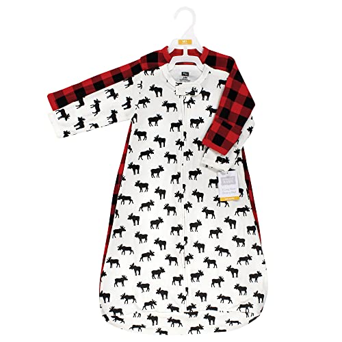Hudson Baby Unisex Cotton Sleeping Bag Moose 0-3 Months