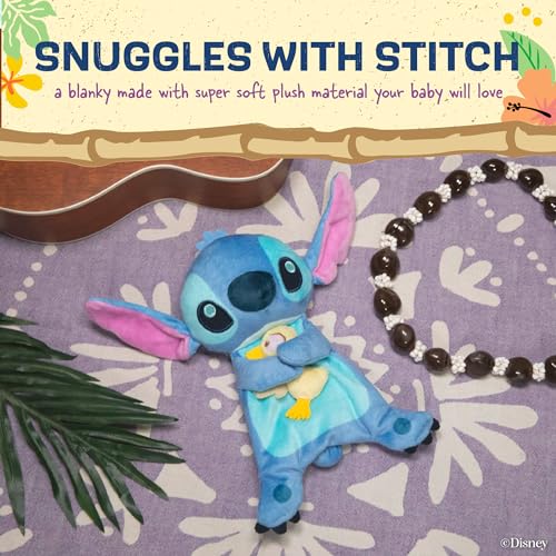 Disney Stitch Snuggle Blanket for Babies Blue