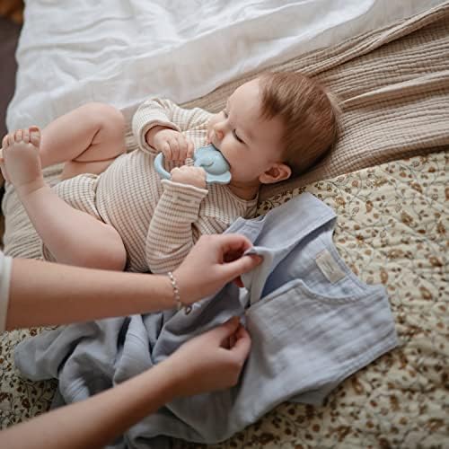 Mushie Organic Cotton Wearable Blanket for Babies 1