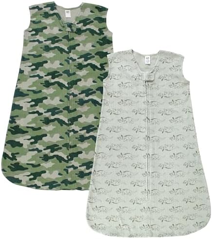 Hudson Baby Unisex Thermal Sleep Sacks 2pk 1