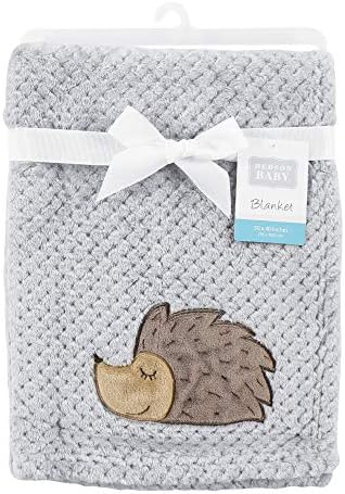 Hudson Baby Unisex Waffle Blanket - Hedgehog One Size 1