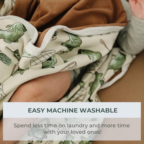 Pobi Baby Premium Stretchy Quilt - Gone Fishing