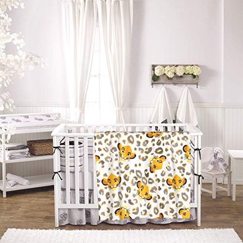 Partrest Baby Blanket - 30x40 Inch Lion Leopard Christmas Crib Blanket