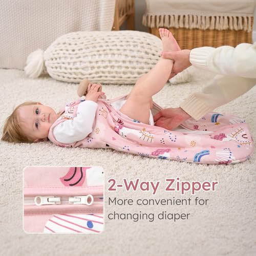 Yoofoss 0-6 Months Sleep Sack 15 Tog Organic Cotton Blanket