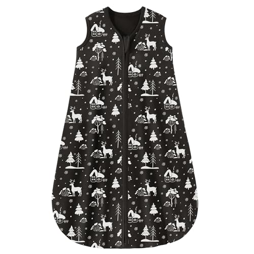 Yoofoss 0-6 Months Organic Cotton Sleep Sack 2-Way Zipper 05 TOG