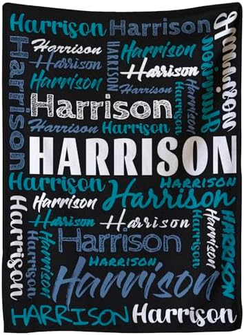 Custom Baby Blanket with Name - Fluffy Micro Flannel Throw