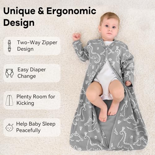 Unnivoll Baby Sleep Sack 6-12 Months 2 Pack 05 Tog