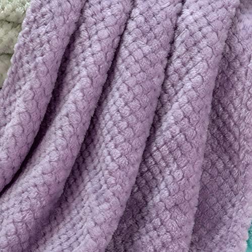 Wonder Miracle Fuzzy Blanket for Baby Soft Cozy Micro Fleece 28x40 Lavender