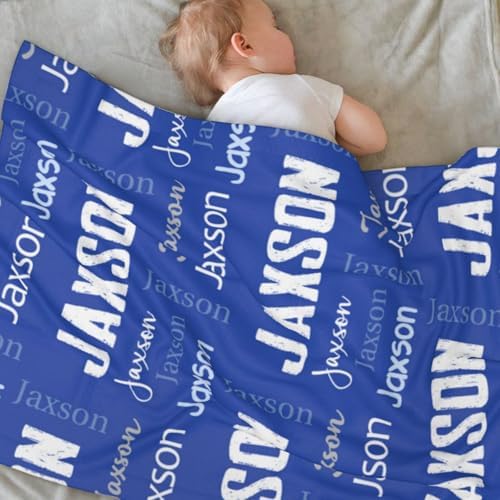 Personalized Baby Blanket with Name - Custom Monogrammed Design