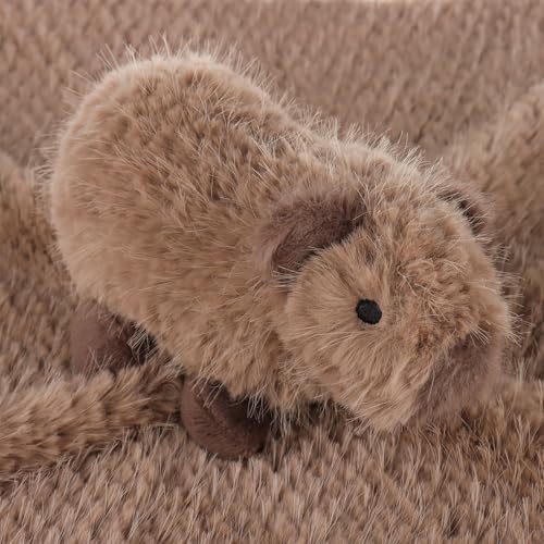 Apricot Lamb Capybara Security Blanket for Babies 14 Inches 1