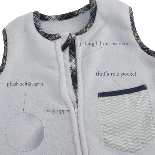 BLOOMSTAR Toddler Sleep Sack with Feet for 3-6 Years