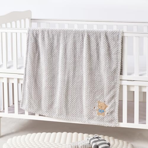 CREVENT 30X40 Fluffy Cozy Baby Blanket for Girls Boys Infants Toddlers