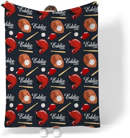 Personalized Baby Blanket - Soft Flannel Fleece with Name