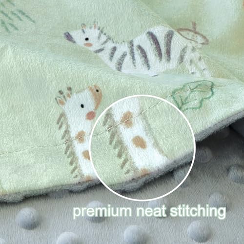 BORITAR Baby Blanket with Woodland Design 30x40 Inch