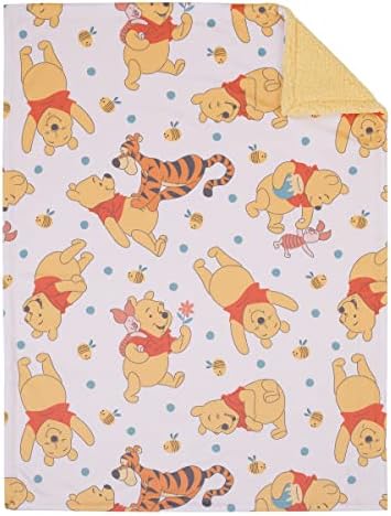 NoJo Disney Winnie The Pooh Summertime Fun Baby Blanket