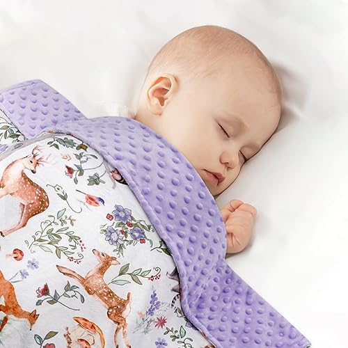 CARUILI Baby Blanket with Woodland Print