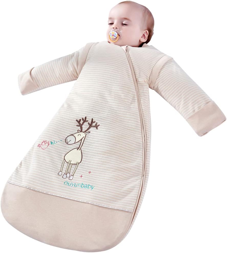 3-Way Zipper Sleep Sack for Toddler Baby 100 Cotton TOG 25