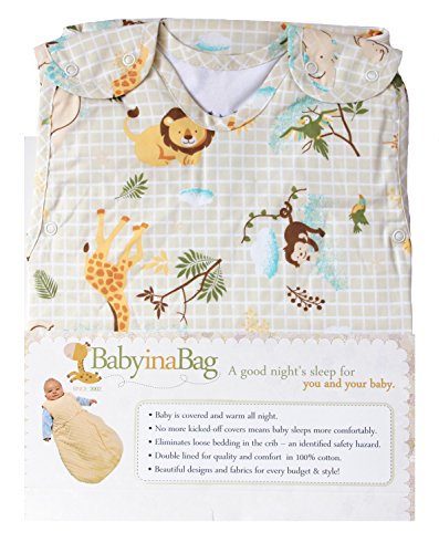 Baby Sleeping Bag 1 Tog Summer with Animal Pattern Large 22M - 3T