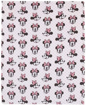 Disney Minnie Mouse Plush Baby Blanket