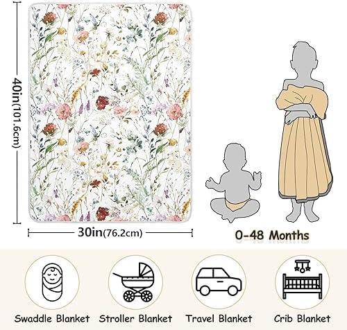 SDMKA Baby Blanket Double Layer Soft and Cozy