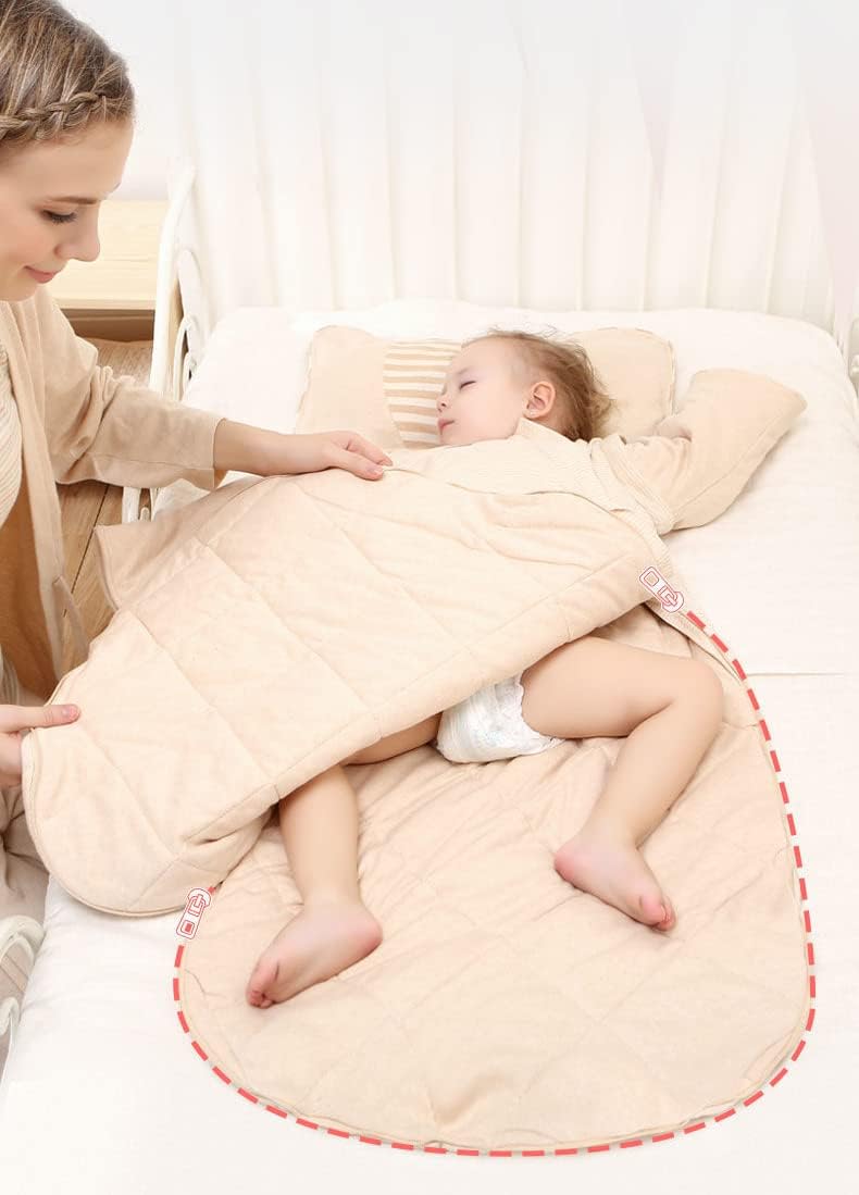 3-Way Zipper Sleep Sack for Toddler Baby 100 Cotton TOG 25