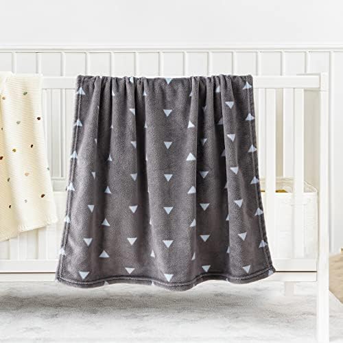 Bunnikins Clover 30x36 Flannel Baby Blanket