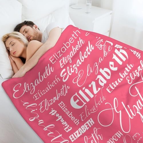 Custom Name Flannel Blanket 3248 for Kids Teens Adults