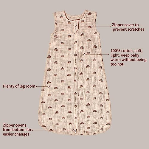 PRIMLECT 12-18 Months Sleep Sack Muslin Wearable Blanket