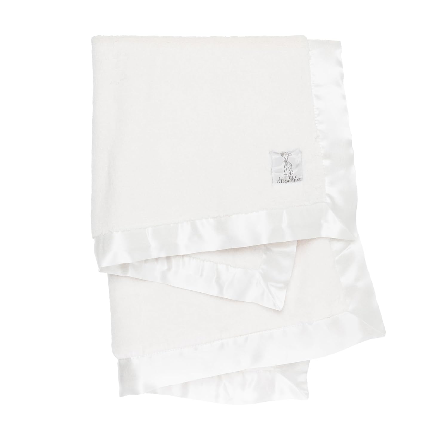 Little Giraffe Luxe Soft Baby Blanket - 29x35 Cream