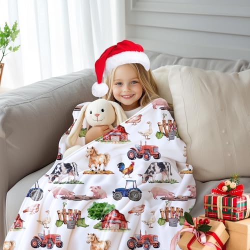Buyyet Farm Animal Baby Blanket 40x50 for Kids