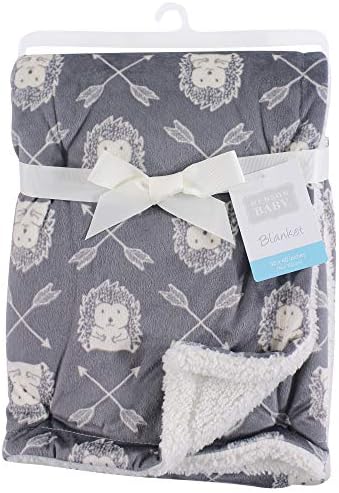 Hudson Baby Unisex Plush Mink and Sherpa Blanket 1