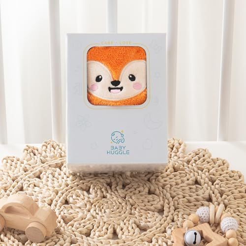 Babyhuggle Foldable Fox Plush Blanket for Newborn 1