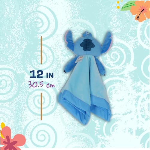 Disney Stitch Baby Lovey Blanket 12 Inch Snuggle Toy