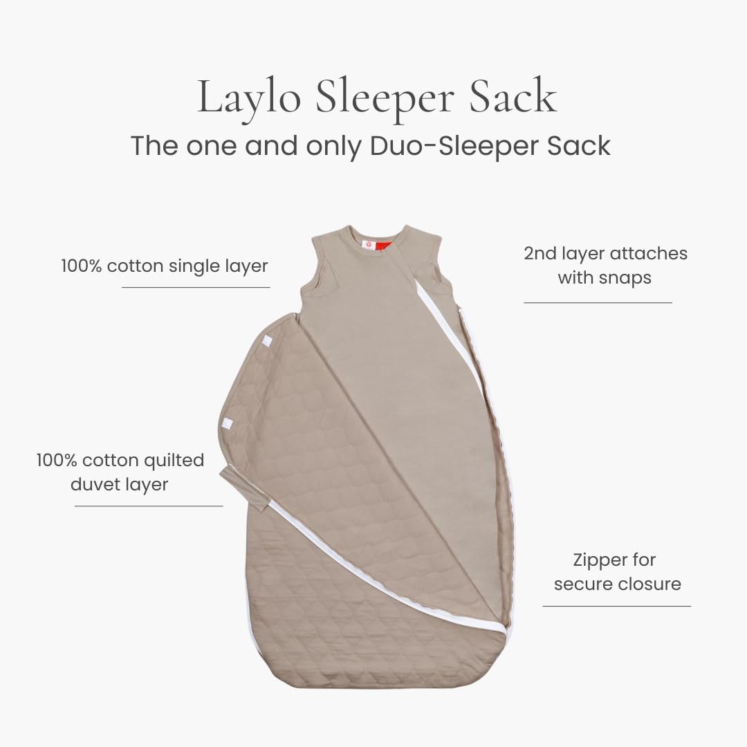 Emb Laylo Sleep Sack Duo - 6-24 Mos 100 Cotton