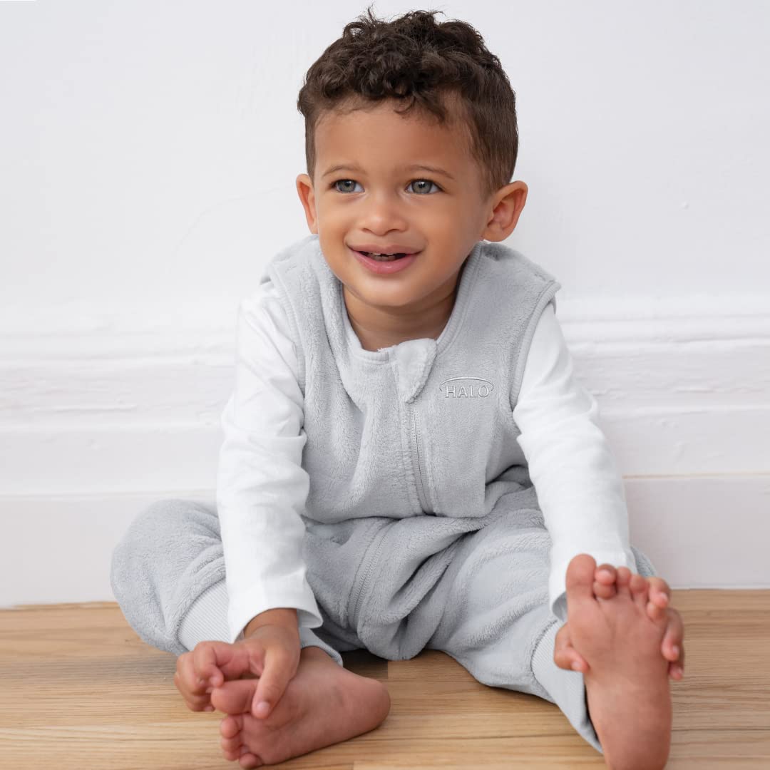 HALO Sleepsack Toddler Luxe Fleece TOG 20 Grey 3T